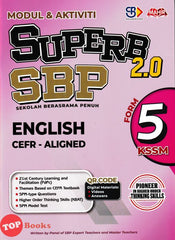 [TOPBOOKS Mahir] Modul & Aktiviti Superb 2.0 SBP English CEFR-Aligned Form 5 KSSM (2024)