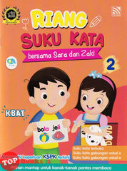 [TOPBOOKS Pelangi Kids] Riang Suku Kata Bersama Sara Dan Zaki Buku 2 (2023)