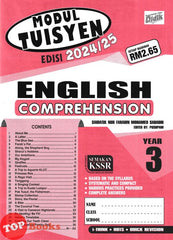 [TOPBOOKS Ilmu Didik] Modul Tuisyen English Comprehension Year 3 Semakan KSSR (2024)