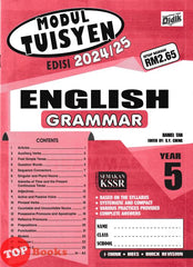 [TOPBOOKS Ilmu Didik] Modul Tuisyen English Grammar Year 5 Semakan KSSR (2024)