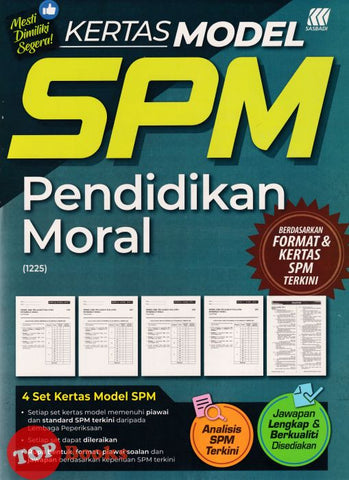 [TOPBOOKS Sasbadi] Kertas Model SPM Pendidikan Moral (2023)