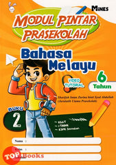 [TOPBOOKS Mines Kids] Modul Pintar Prasekolah Bahasa Melayu 6 Tahun Buku 2 (2024)