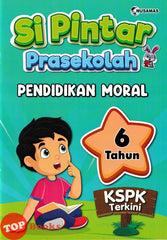[TOPBOOKS Nusamas Kids] Si Pintar Prasekolah Pendidikan Moral 6 Tahun KSPK Terkini (2024)