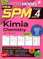 [TOPBOOKS Sasbadi] Kertas Model Pra SPM Kimia Tingkatan 4 KSSM Dwibahasa (2023)