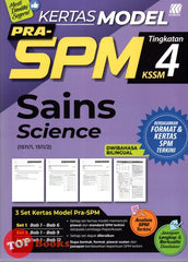 [TOPBOOKS Sasbadi] Kertas Model Pra SPM Sains Tingkatan 4 KSSM Dwibahasa (2023)
