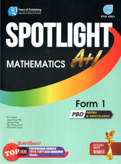 [TOPBOOKS Pan Asia] Spotlight A+1 Mathematics Form 1 KSSM (2023)