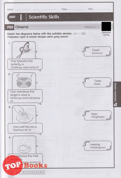 [TOPBOOKS Sasbadi] Modul Aktiviti Interaktif PBD DLP Science Year 2 KS
