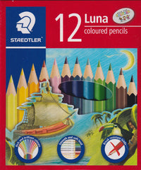 [TOPBOOKS Staedtler] Luna Coloured Pencils 12 Colours (Short)
