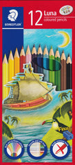[TOPBOOKS Staedtler] Luna Coloured Pencils 12 Colours (Long)