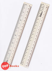 [TOPBOOKS UniClassic] High Class Plastic Straight Ruler 8 inch x 20 cm