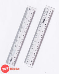 [TOPBOOKS UniClassic] High Class Plastic Straight Ruler 6 inch x 15 cm