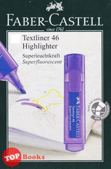 [TOPBOOKS Faber-Castell] Textliner 46 Superfluorescent Highlighter (Purple)