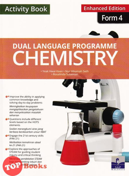 [TOPBOOKS SAP] Dual Language Programme Chemistry Activity Book Form 4 Enhanced Edition (2023)