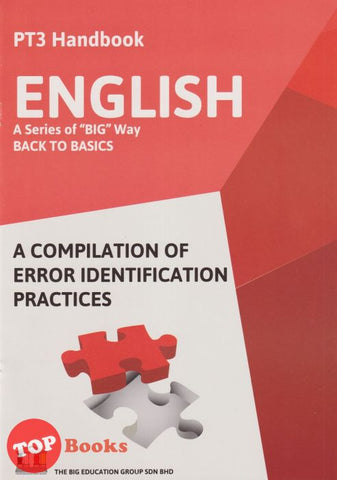 [TOPBOOKS Big Edu] Handbook English PT3 Error Identification Practices