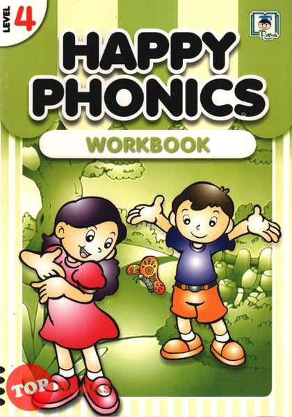 [TOPBOOKS Daya Kids] Happy Phonics Workbook Level 4