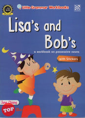 [TOPBOOKS Pelangi Kids] Little Grammar Workbooks with Stickers Lisa's and Bob's (a workbook on possessive nouns)