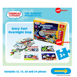 [TOPBOOKS - Pelangi Kids] Thomas & Friends 4 in 1 Progressive Puzzles: Story Fun! Overnight Stop