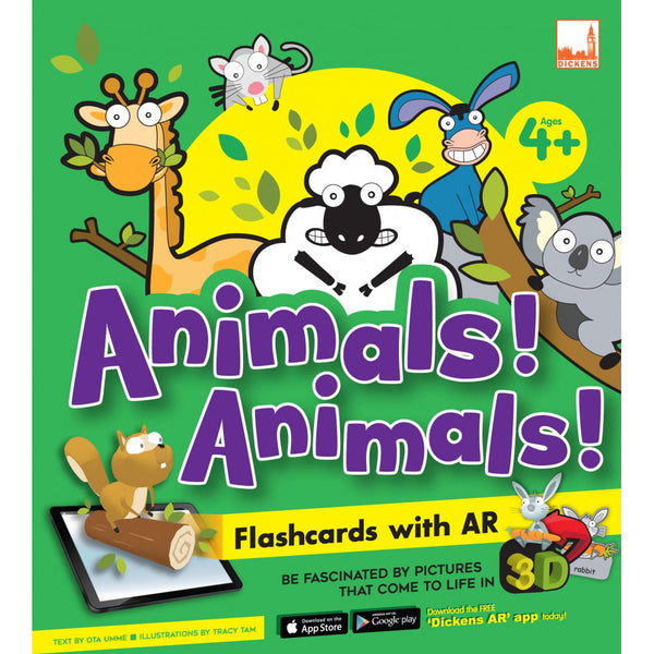 [TOPBOOKS Dickens] Flashcards with AR Animals! Animals! (2022)