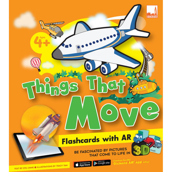 [TOPBOOKS Dickens] Flashcards with AR Things That Move (2022)