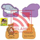 [TOPBOOKS Dickens] Flashcards with AR Animals and Their Babies (2022)