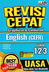 [TOPBOOKS Ilmu Bakti] Revisi Cepat UASA English CEFR Form 1 2 3 (2023)