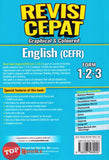 [TOPBOOKS Ilmu Bakti] Revisi Cepat UASA English CEFR Form 1 2 3 (2023)