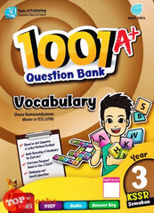 [TOPBOOKS Pan Asia] 1001 A+ Question Bank Vocabulary Year 3 KSSR Semakan (2023)