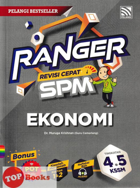 [TOPBOOKS Pelangi] Ranger Revisi Cepat SPM Ekonomi Tingkatan 4 5 KSSM (2024)