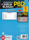 [TOPBOOKS Sasbadi] Lembaran Kerja Rumah PBD English CEFR-Aligned Year 1 KSSR Semakan (2024)