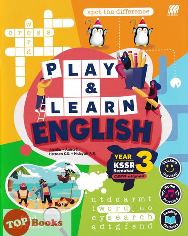 [TOPBOOKS Sasbadi] Play & Learn English Year 3 KSSR Semakan CEFR-Aligned (2024)
