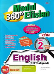 [TOPBOOKS Cemerlang] Modul 360 Efisien English CEFR-aligned Form 2  KSSM (2024)
