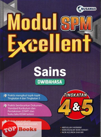 [TOPBOOKS Nusamas] Modul SPM Excellent Sains Tingkatan 4 & 5 Dwibahasa (2024)