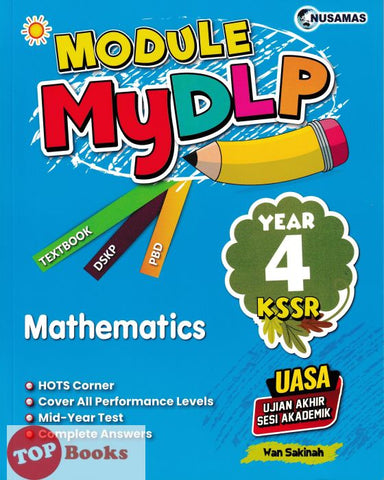 [TOPBOOKS Nusamas] Module MyDLP Mathematics Year 4 KSSR (2024)