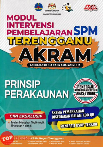 [TOPBOOKS Mahir] Modul Intervensi Pembelajaran SPM Terengganu AKRAM Prinsip Perakaunan (2024)