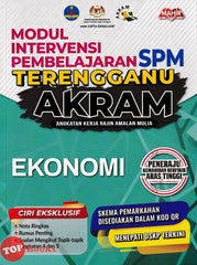 [TOPBOOKS Mahir] Modul Intervensi Pembelajaran SPM Terengganu AKRAM Ekonomi (2024)