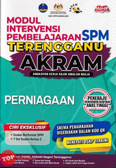 [TOPBOOKS Mahir] Modul Intervensi Pembelajaran SPM Terengganu AKRAM Perniagaan (2024)