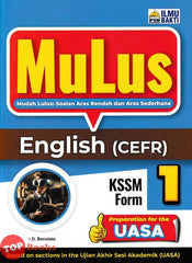 [TOPBOOKS Ilmu Bakti] Mulus  English CEFR Form 1 KSSM (2024)