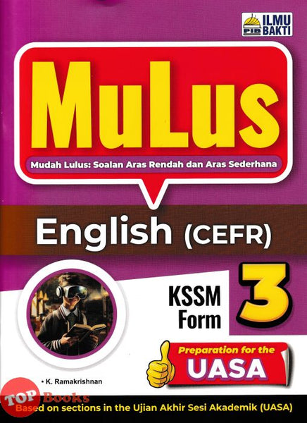 [TOPBOOKS Ilmu Bakti] Mulus  English CEFR Form 3 KSSM (2024)
