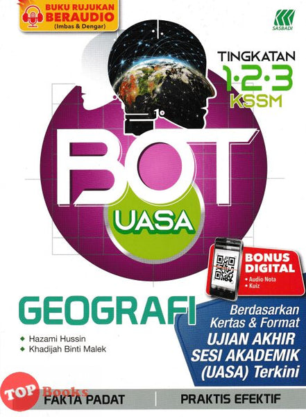 [TOPBOOKS Sasbadi] BOT UASA Geografi Tingkatan 1 2 3 KSSM (2024)