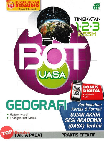 [TOPBOOKS Sasbadi] BOT UASA Geografi Tingkatan 1 2 3 KSSM (2024)