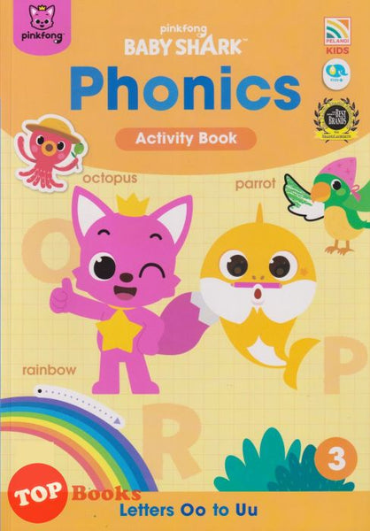 [TOPBOOKS Pelangi Kids] Pinkfong Baby Shark Phonics Activity Book 3 (2023)