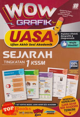 [TOPBOOKS Sasbadi] Wow Grafik UASA Sejarah Tingkatan 1 KSSM (2023)