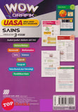 [TOPBOOKS Sasbadi] Wow Grafik UASA Sains Tingkatan 3 KSSM (2023)