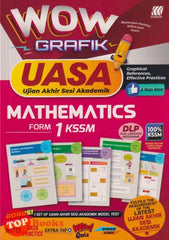 [TOPBOOKS Sasbadi] Wow Grafik UASA Mathematics DLP Form 1 KSSM (2023)