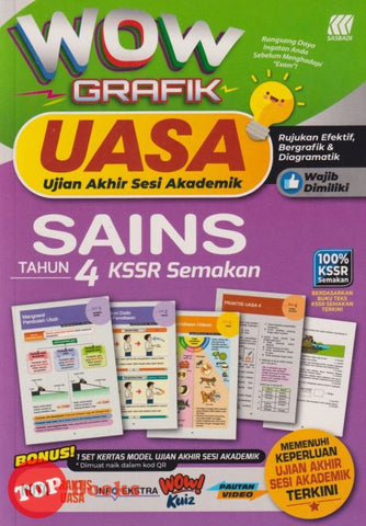 [TOPBOOKS Sasbadi] Wow Grafik UASA Sains Tahun 4 KSSR Semakan (2023)