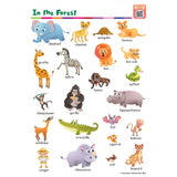 [TOPBOOKS Pelangi Kids] Sticker Playland Animals Big and Small