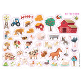 [TOPBOOKS Pelangi Kids] Sticker Playland Animals Big and Small