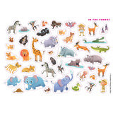 [TOPBOOKS Pelangi Kids] Sticker Animals Big and Small