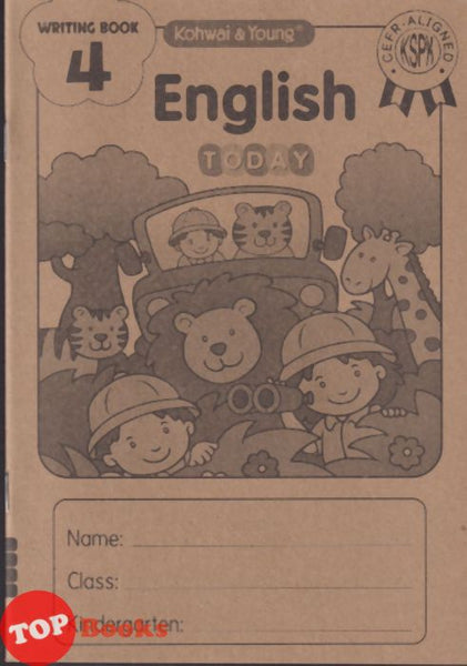 [TOPBOOKS Kohwai Kids] English Today Writing Book 4 KSPK
