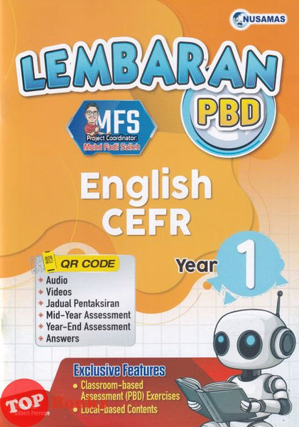 [TOPBOOKS Nusamas] Lembaran PBD English CEFR Year 1 (2026)